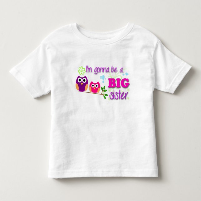Camiseta De Bebé Gran Hermana Toddler Tee (Anverso)