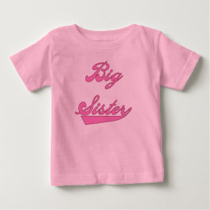 Camiseta De Bebé Gran Hermandad de Texto Rosa