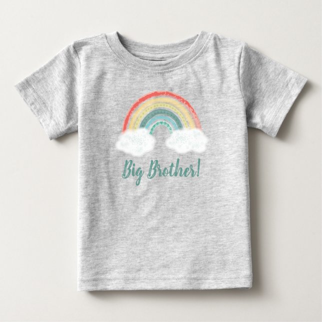 Camiseta De Bebé Gran Hermano Arcoiris (Anverso)