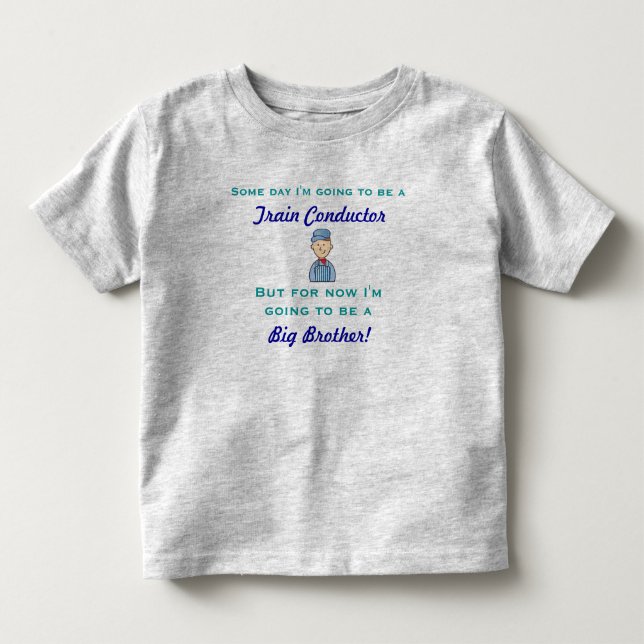 Camiseta De Bebé Gran Hermano Camisas del Conductor de Trenes Futur (Anverso)