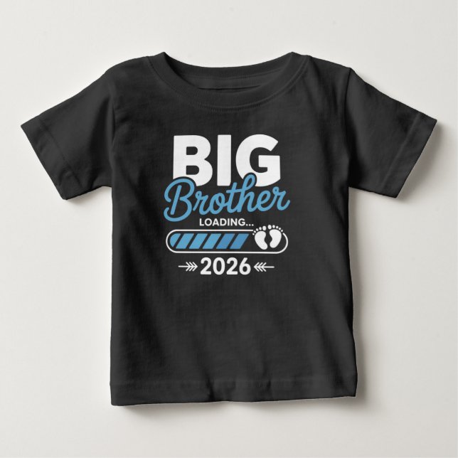 Camiseta De Bebé Gran Hermano Cargando: Nuevo Anuncio de Bebé  (Anverso)
