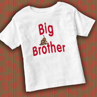 Camiseta De Bebé Gran Hermano Cute Whimsical Hound Dog