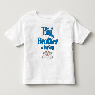 Camiseta De Bebé Gran Hermano de Chicas gemelos