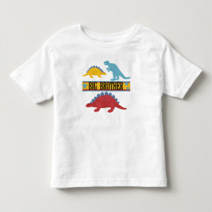 Camiseta De Bebé Gran Hermano de Dinosaurio