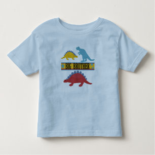 Camiseta De Bebé Gran Hermano de Dinosaurio