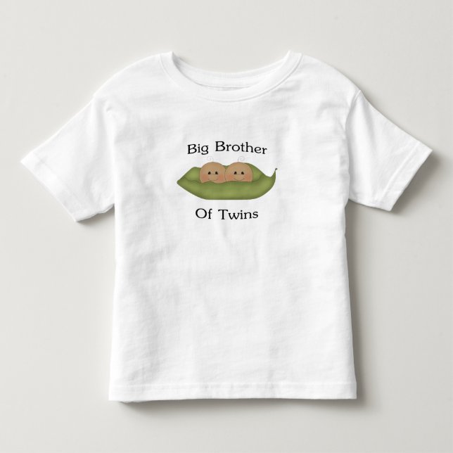 Camiseta De Bebé Gran Hermano De Gemelos (Anverso)