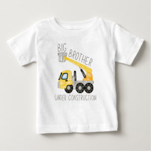 Camiseta De Bebé Gran Hermano En Construcción, Hermano Digger