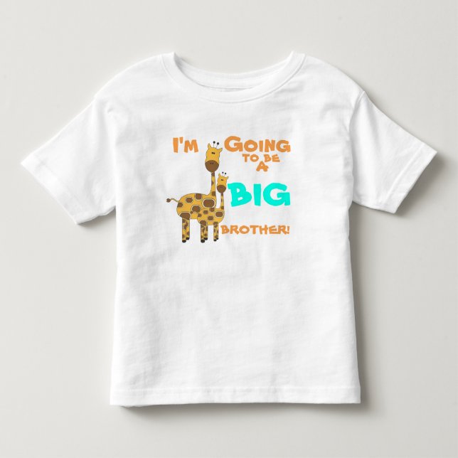 Camiseta De Bebé Gran Hermano Giraffe Tee (Anverso)