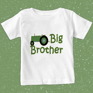 Camiseta De Bebé Gran Hermano Green Tractor