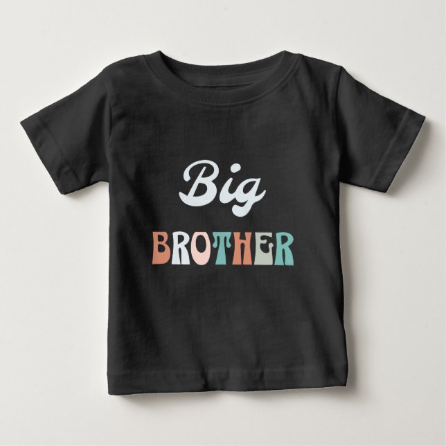 Camiseta De Bebé Gran Hermano Groovy (Anverso)