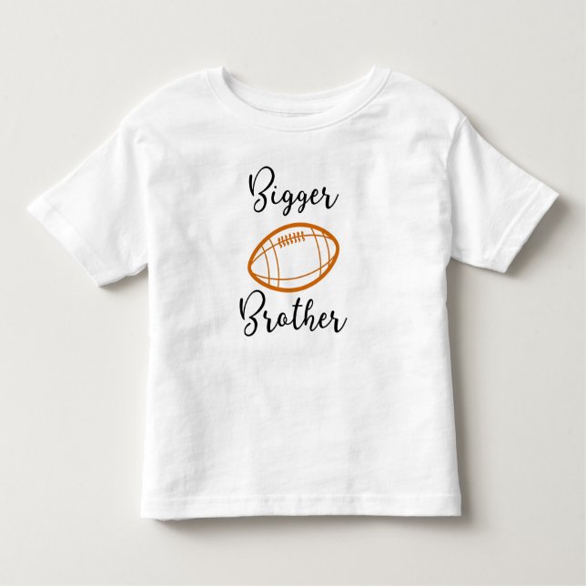 Camiseta De Bebé Gran Hermano ~ Hermano diseña el fútbol (Anverso)