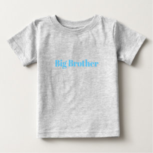 Camiseta De Bebé Gran Hermano, Personalizar con nombre, texto Baby 
