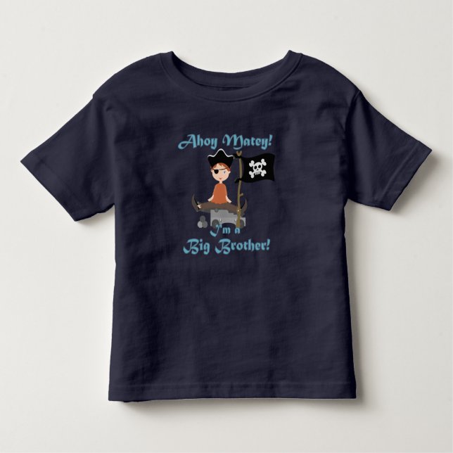 Camiseta De Bebé Gran Hermano Pirata (Anverso)