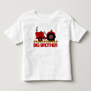 Camiseta De Bebé Gran Hermano Red Tractor Shirt linda invitación