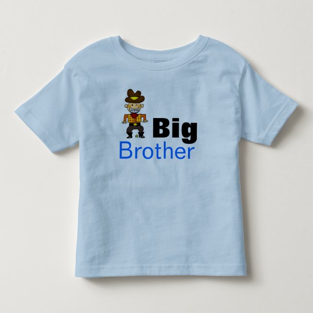 Camiseta De Bebé Gran hermano (vaquero) (Anverso)