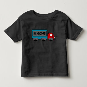 Camiseta De Bebé Gran Hermano Y Gran Freigher, Rojo Y Azul