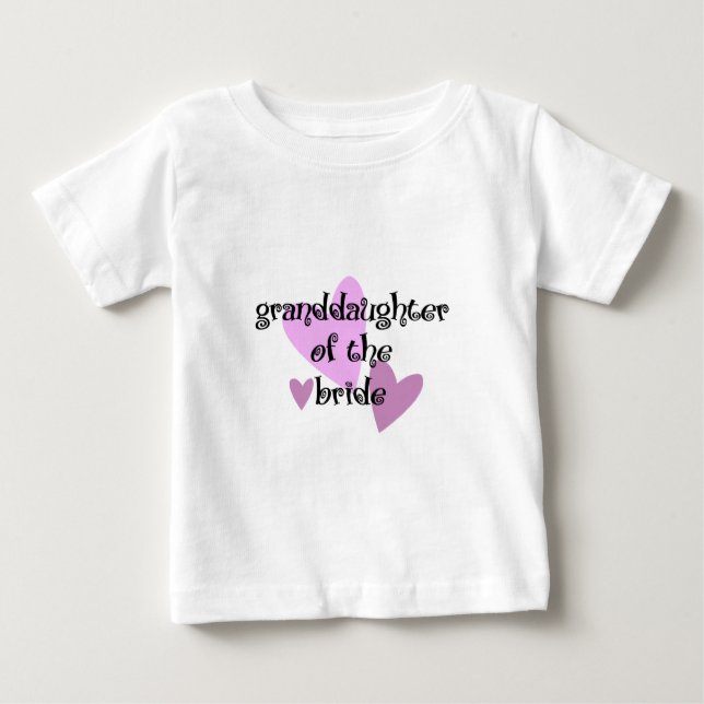 Camiseta De Bebé Gran hija de la novia (Anverso)