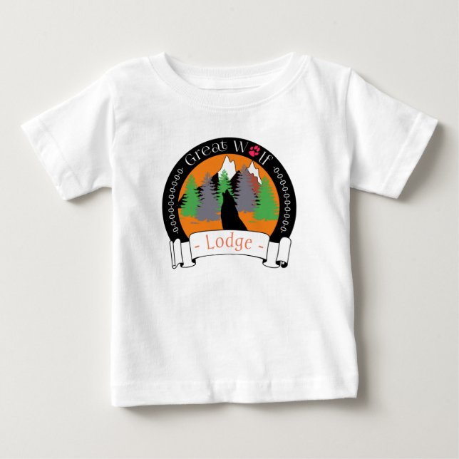 CAMISETA DE BEBÉ GRAN LODGE WOLF (Anverso)