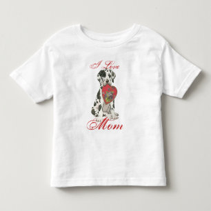 Camiseta De Bebé Gran Madre del Corazón de Danés