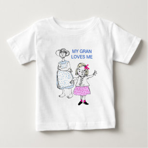 Camiseta De Bebé Gran me ama