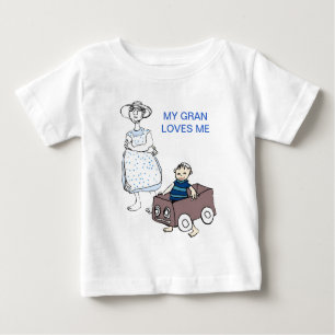 Camiseta De Bebé Gran me ama