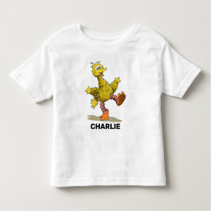 Camiseta De Bebé Gran pájaro de arte retro personalizado