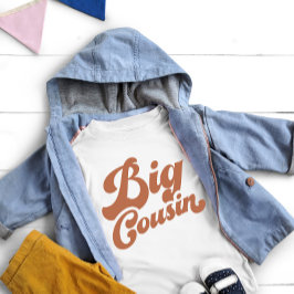 Camiseta De Bebé Gran primo lindo | Familia marrón