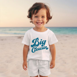 Camiseta De Bebé Gran primo lindo | Familia Ocean Blue Mating