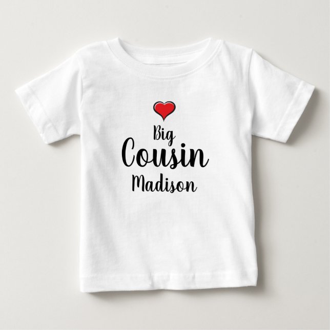 Camiseta De Bebé Gran primo personalizado (Anverso)
