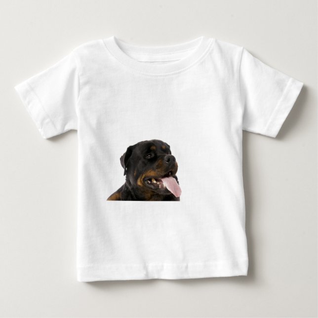 Camiseta De Bebé gran rottweiler (Anverso)