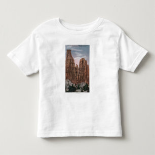 Camiseta De Bebé Grand Junction, CO - vista del monumento nacional