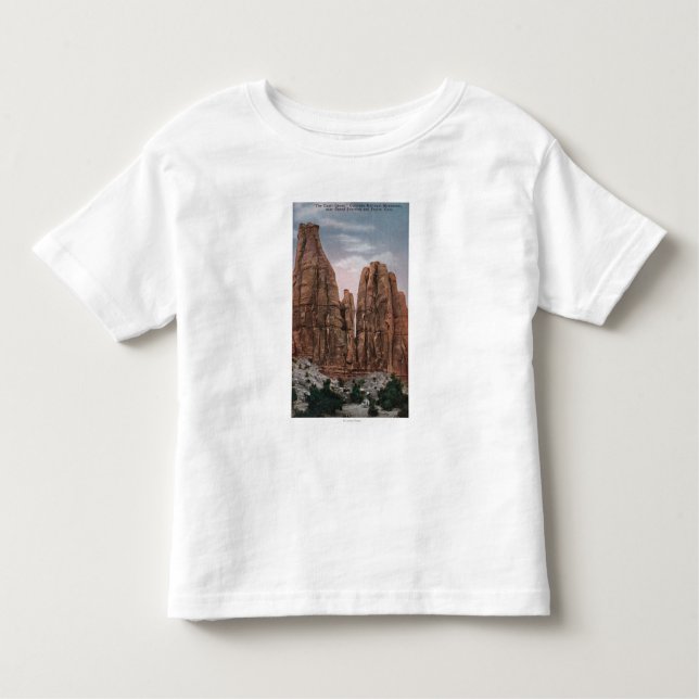 Camiseta De Bebé Grand Junction, CO - vista del monumento nacional (Anverso)