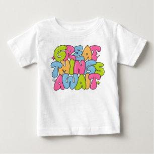 Camiseta De Bebé Grandes cosas esperan