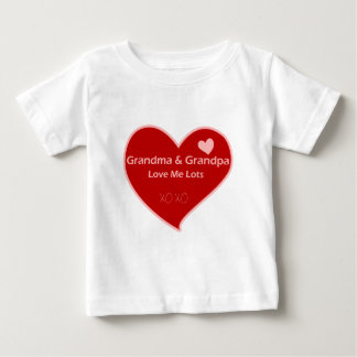Camiseta De Bebé Grandma & Grandpa Love Me