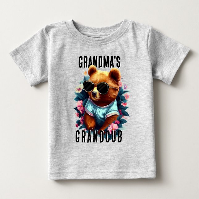 Camiseta De Bebé Grandmas Grandcub (Anverso)