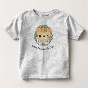 Camiseta De Bebé Grandmas Pequeño Tigre