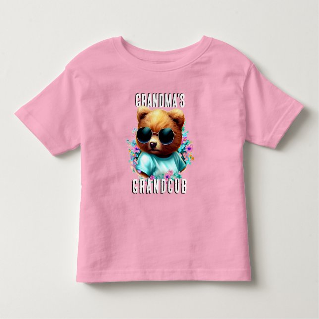 Camiseta De Bebé Grandmas Sassy Grandcub (Anverso)