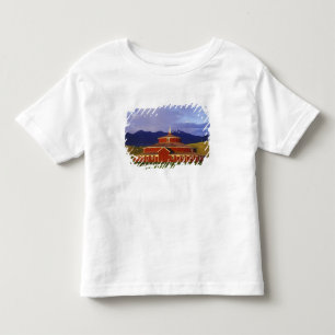Camiseta De Bebé Granero Circular Histórico en Twin Bridges Montana