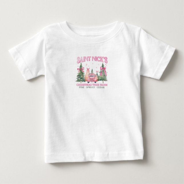 Camiseta De Bebé "Granja de árboles de San Nick" (Anverso)