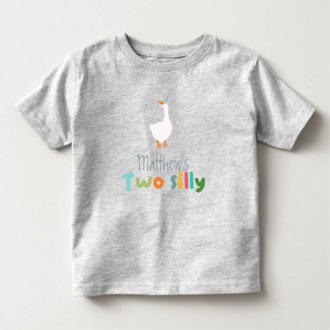 Camiseta De Bebé Granja de gansos tontos para niños cumpleaños 2 (Anverso)