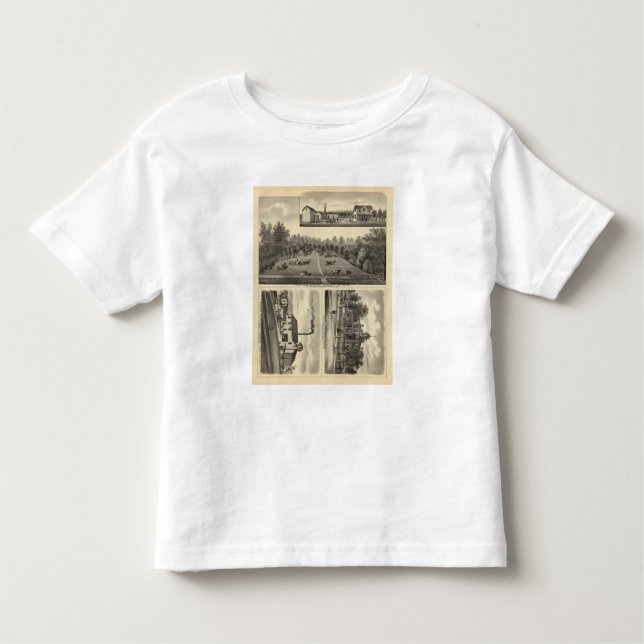 Camiseta De Bebé Granja de la cala de Turquía, Nebraska (Anverso)