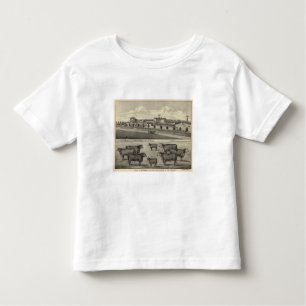 Camiseta De Bebé Granja de McDonald, Nebraska