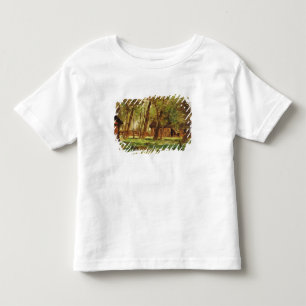Camiseta De Bebé Granja debajo de árboles