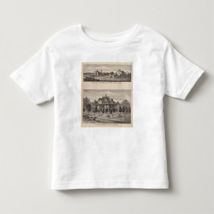 Camiseta De Bebé Granja magnífica de la visión, Kansas