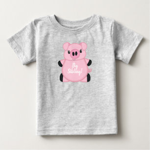 Camiseta De Bebé Granja Pig Baby Shower
