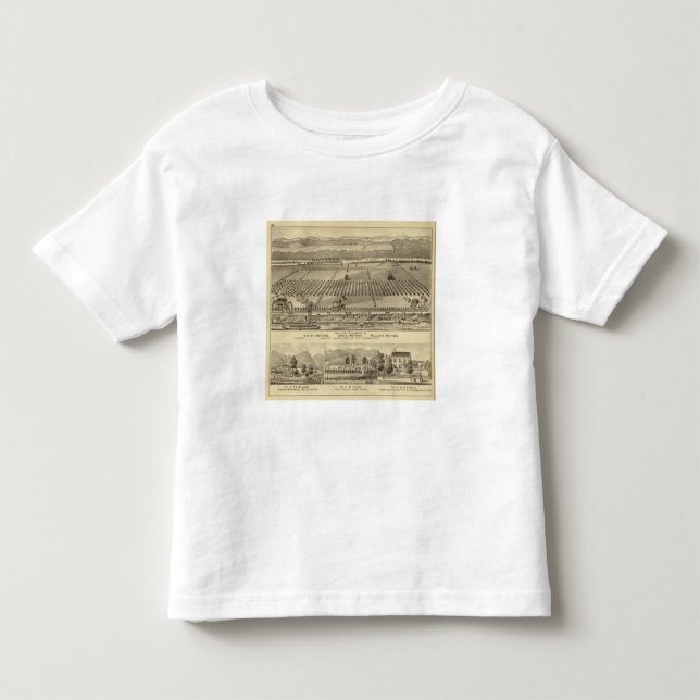 Camiseta De Bebé Granja y residencias de José (Anverso)
