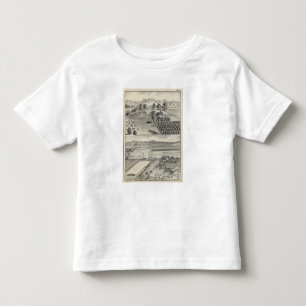 Camiseta De Bebé Granjas, valle de Capay, Madison