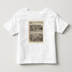 Camiseta De Bebé Granjas y residencias de WR Blodgett y