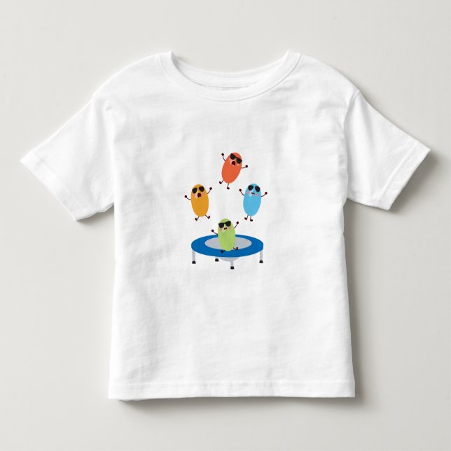 Camiseta De Bebé Granos de caña de jugo con gafas de sol (Anverso)