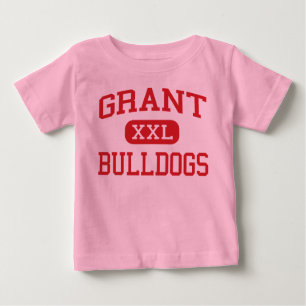 Camiseta De Bebé Grant - bulldoges - comunidad - lago Illinois Fox